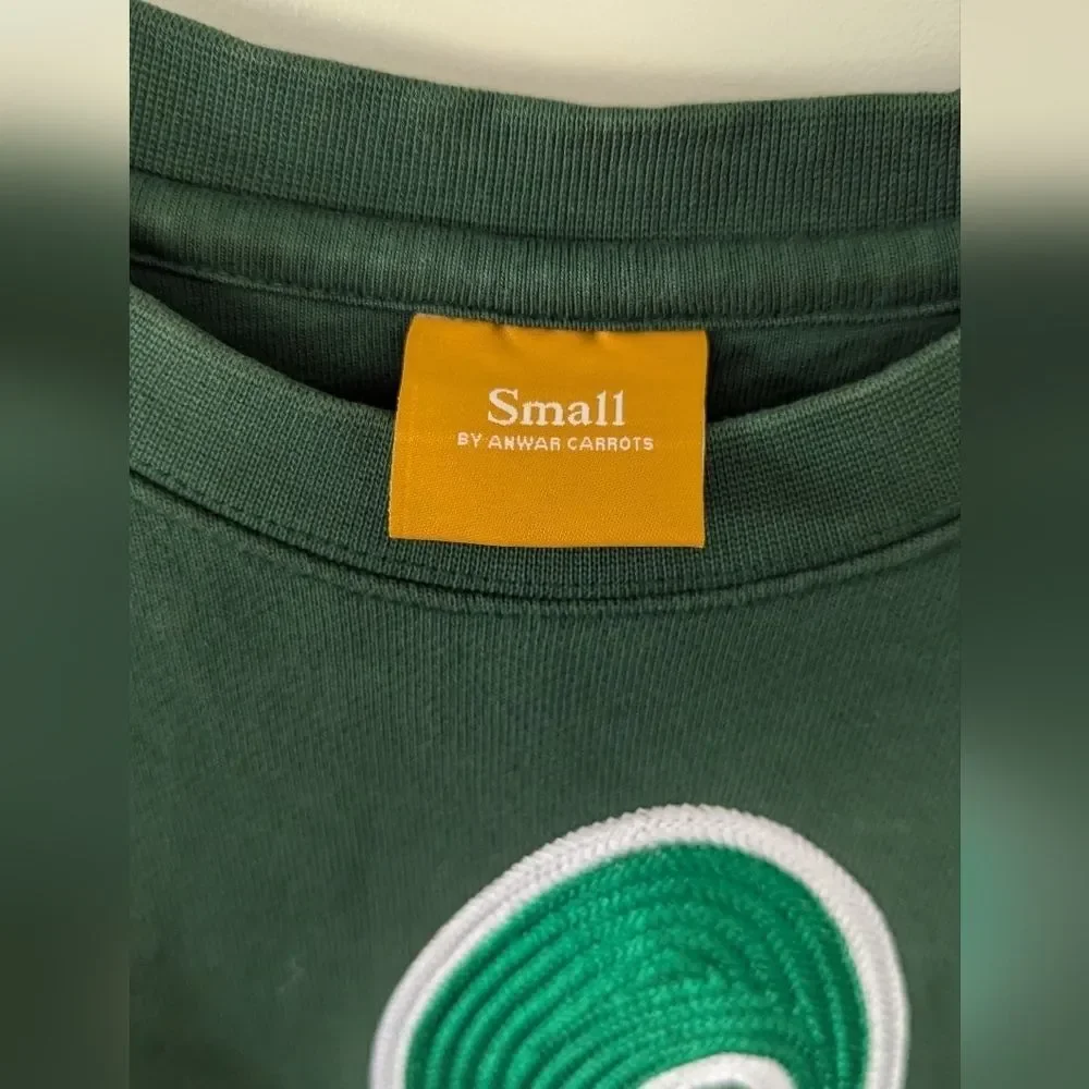 Carrots by Anwar Groovy Wordmark Crewneck Sweatshirt SMALL